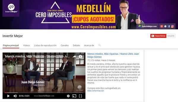 Youtube Invertir Mejor