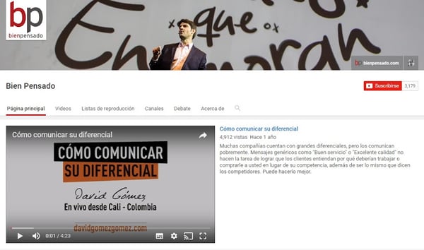 Youtube Marketing Bien Pensado
